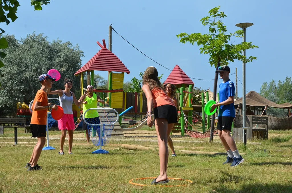 Animations encadrées aux divers clubs enfants du camping
