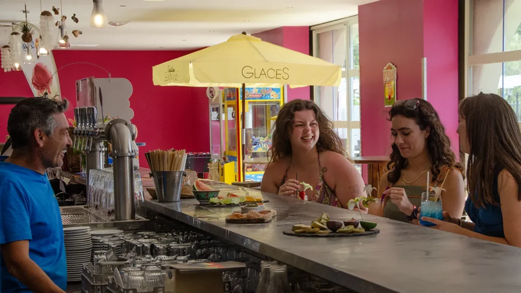 Bar du camping, ambiance cocktails