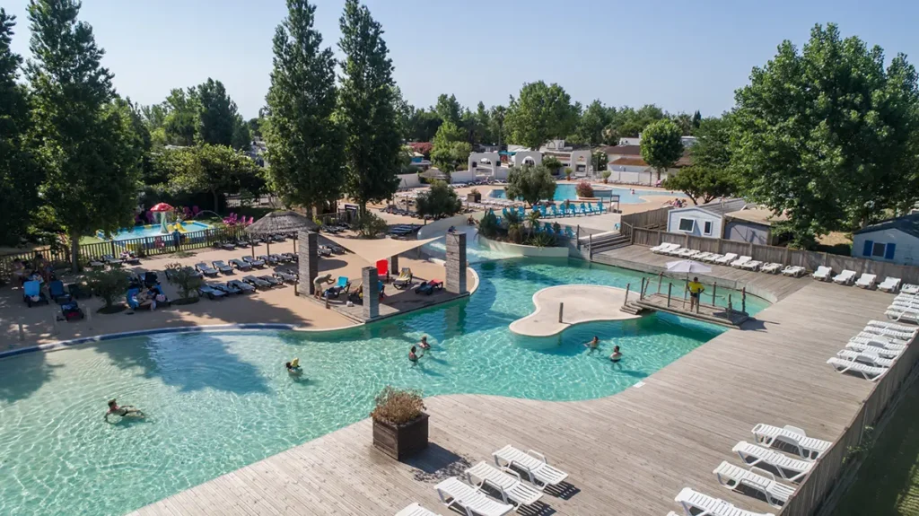 Parc aquatique du camping à Vias Plage