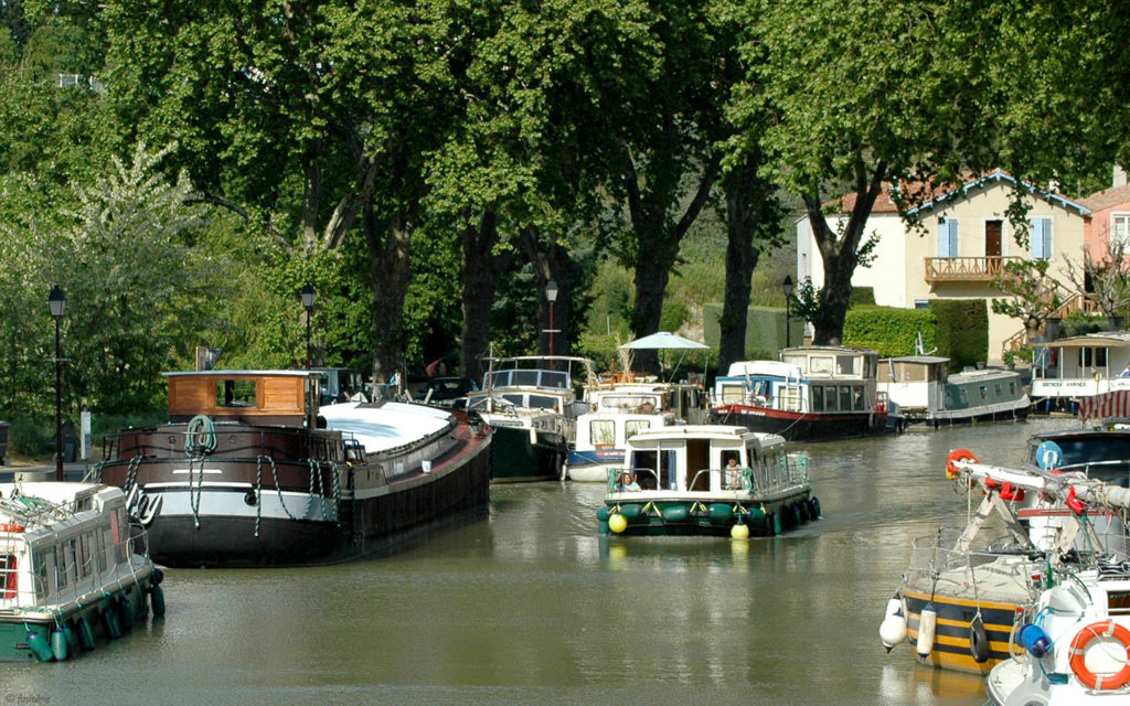 Canal du Midi à proximité du camping